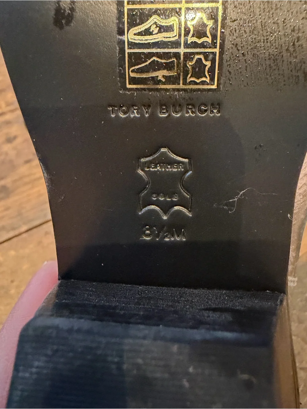 Tory Burch Metallic Silver Leather Chukka Boots